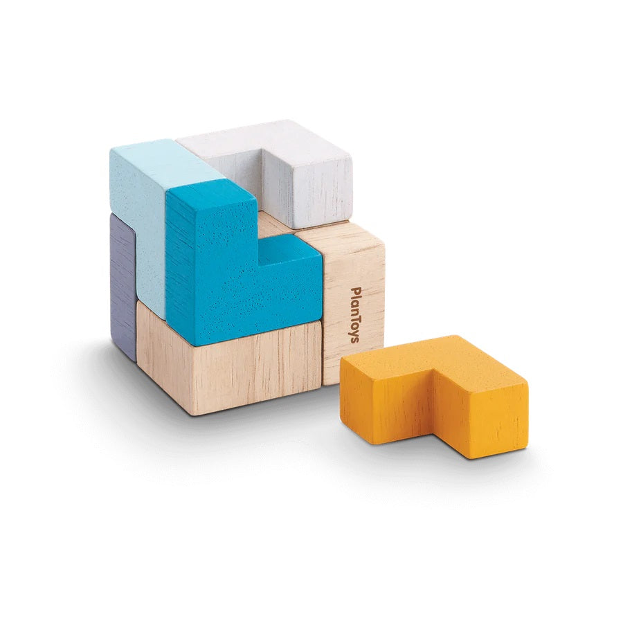 PlanToys 3D Pusselkub +3år
