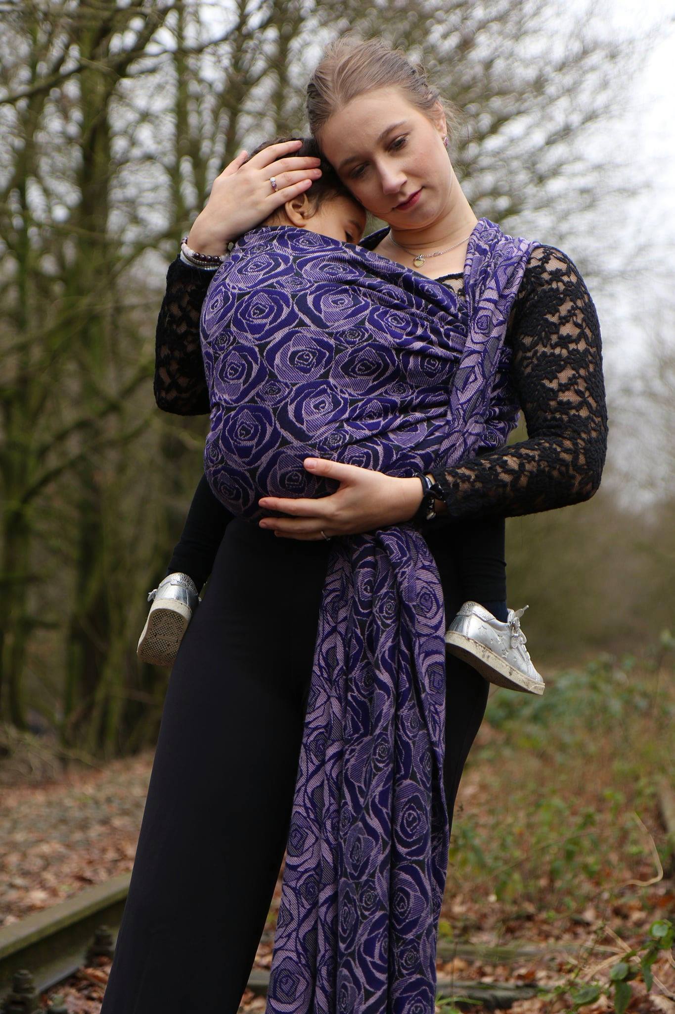 Yaro Ringsjal - Roses Duo Violet Lilac Tencel Seacell
