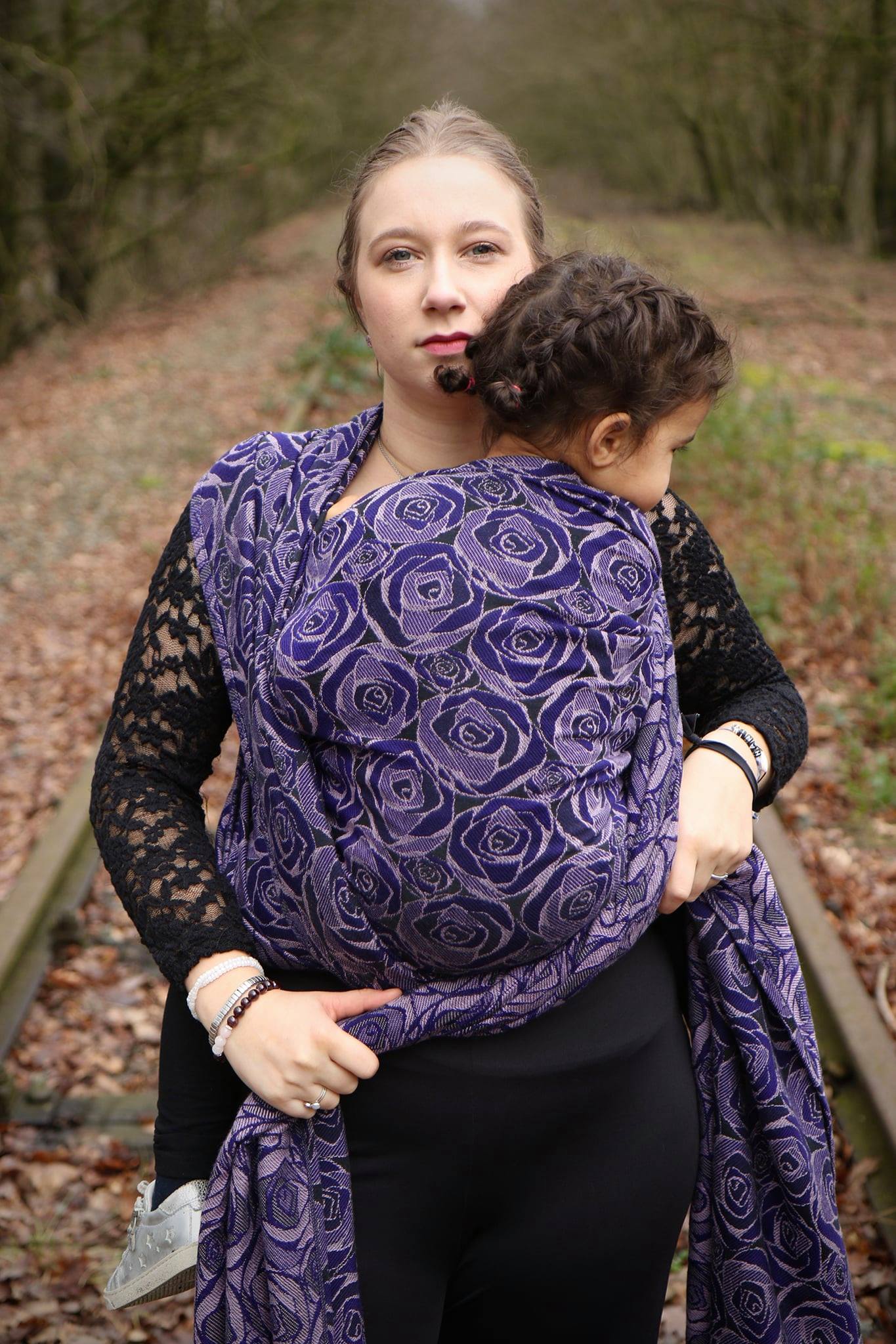 Yaro Ringsjal - Roses Duo Violet Lilac Tencel Seacell