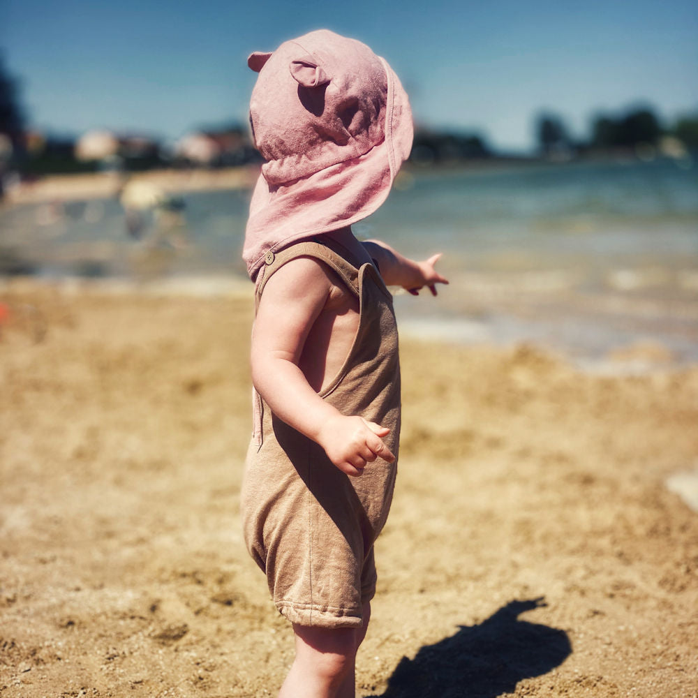 ManyMonths ECO Hempies Bubble Romper - Apricot Cheese