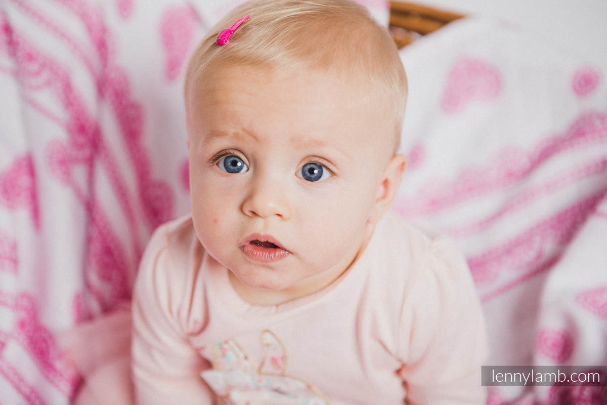 Lenny Lamb - Babyfilt - Iced Lace Pink &amp; White