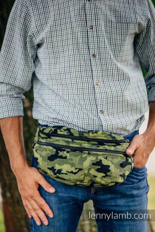 Lenny Lamb Waist Bag - Large - Green Camo