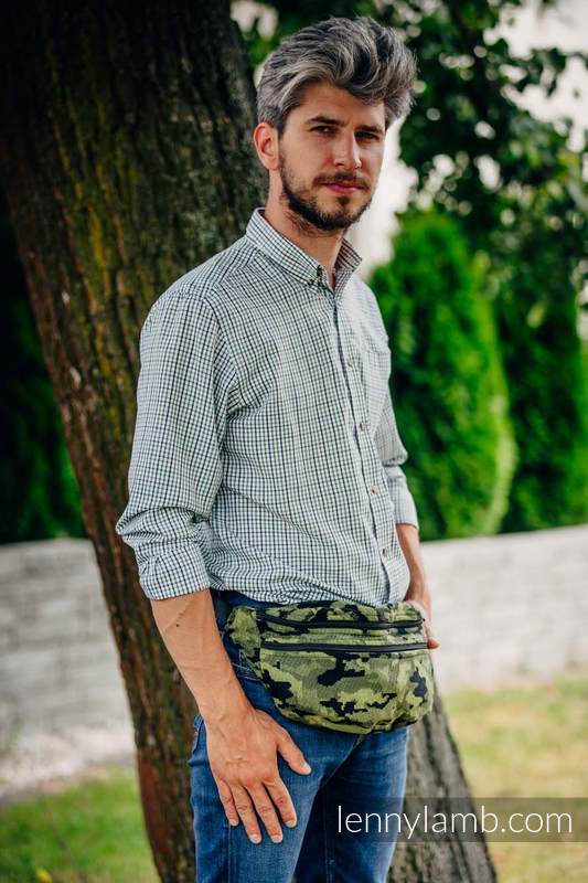Lenny Lamb Waist Bag - Large - Green Camo