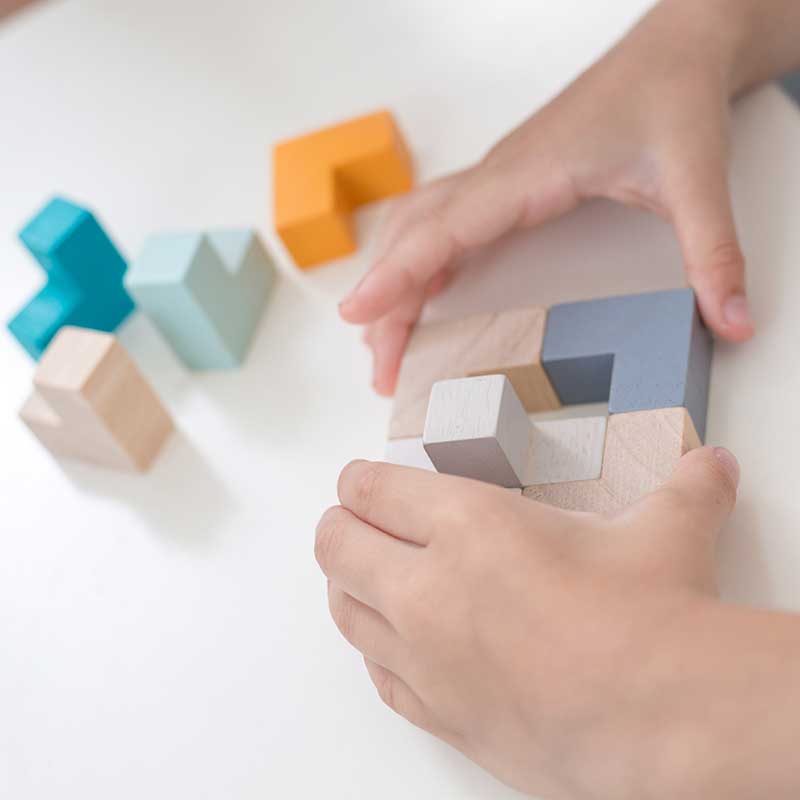 PlanToys 3D Pusselkub +3år