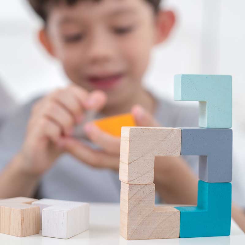 PlanToys 3D Pusselkub +3år