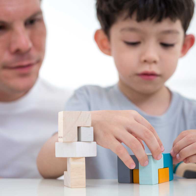 PlanToys 3D Pusselkub +3år