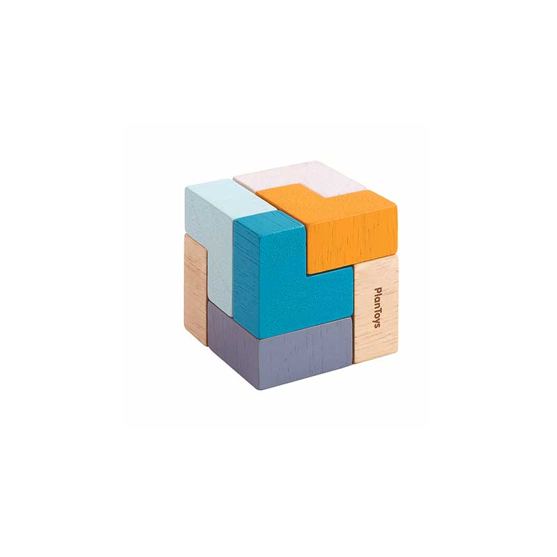 PlanToys 3D Pusselkub +3år