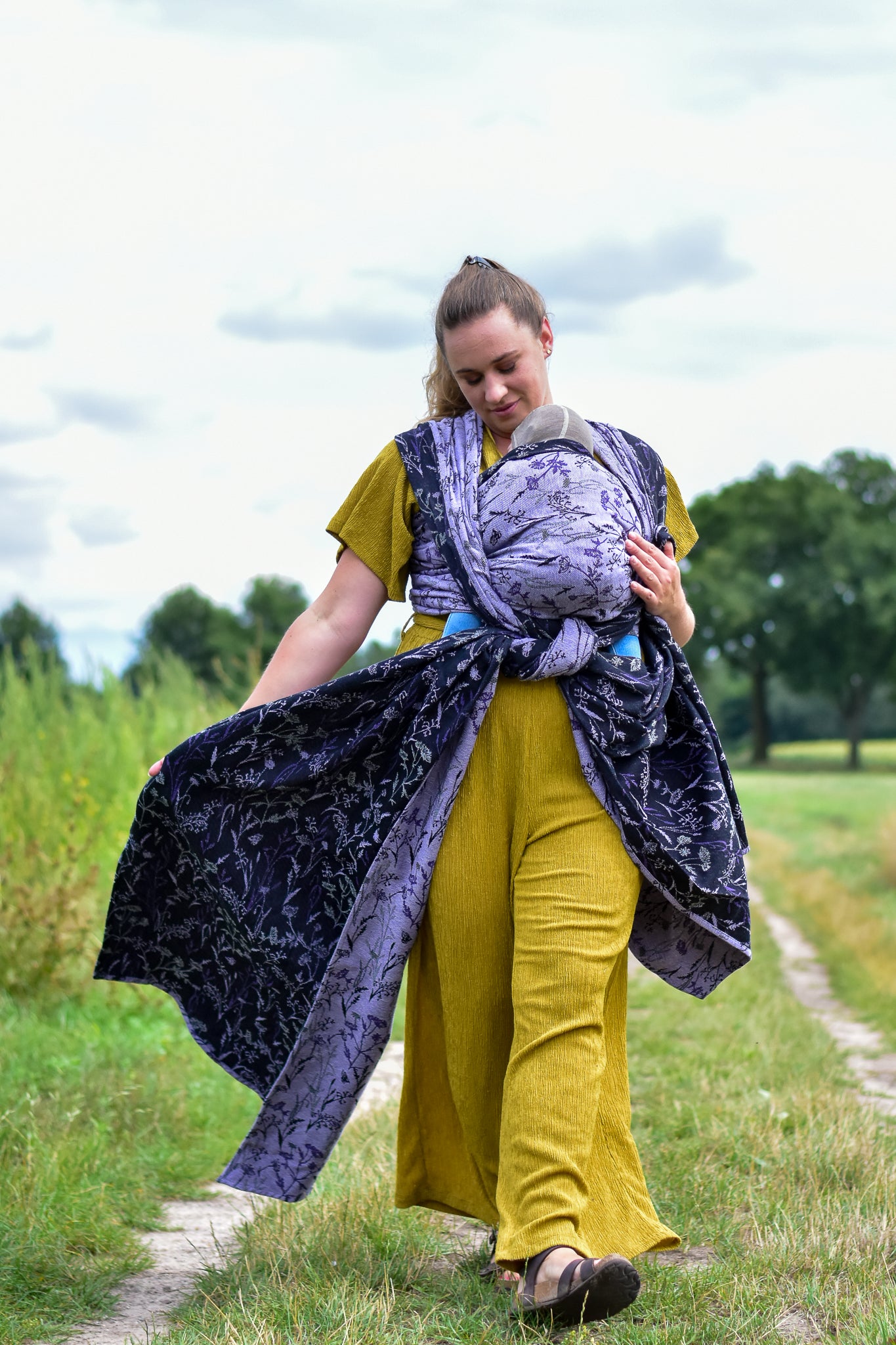 Yaro Ringsjal - Terra Duo Black Silver Purple Bourette