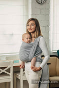 Lenny Lamb Bärsjal Basic Line - Little Herringbone Grey
