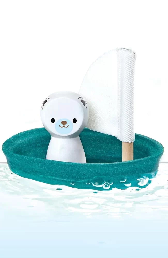 PlanToys Segelbåt Isbjörn +12 mån