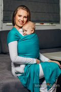 Lenny Lamb Trikåsjal - Turquoise