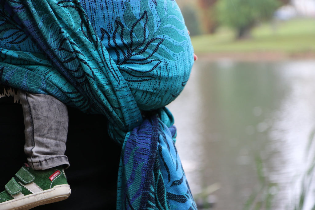 Yaro Ringsjal - Oasis Duo Aqua Grad Emerald Navy Wool