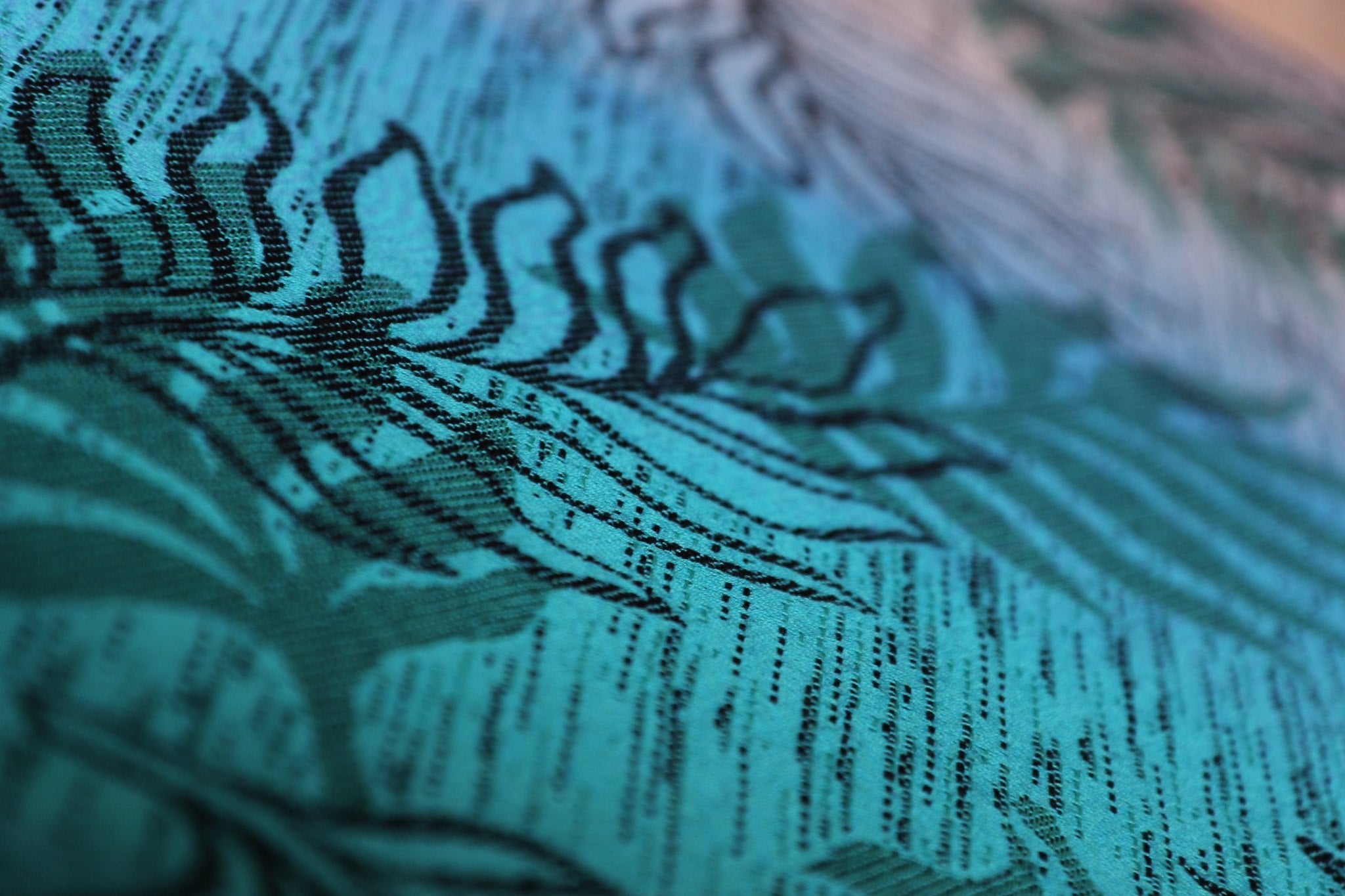 Yaro Ringsjal - Oasis Duo Aqua Grad Emerald Navy Wool