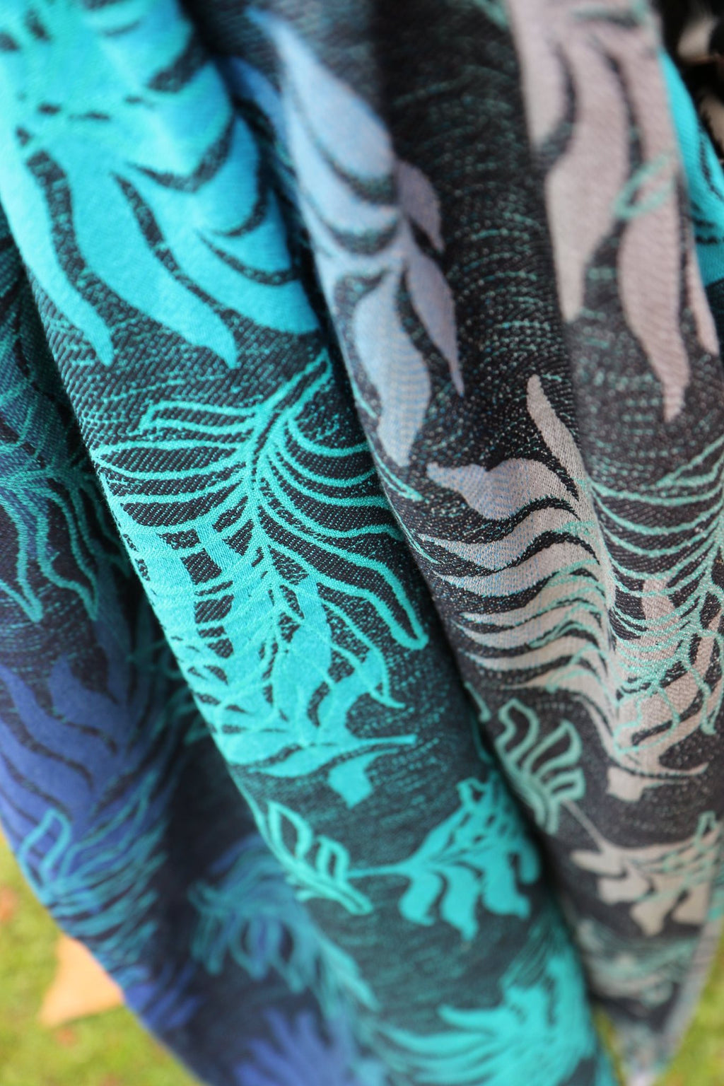 Yaro Ringsjal - Oasis Duo Aqua Grad Emerald Navy Wool