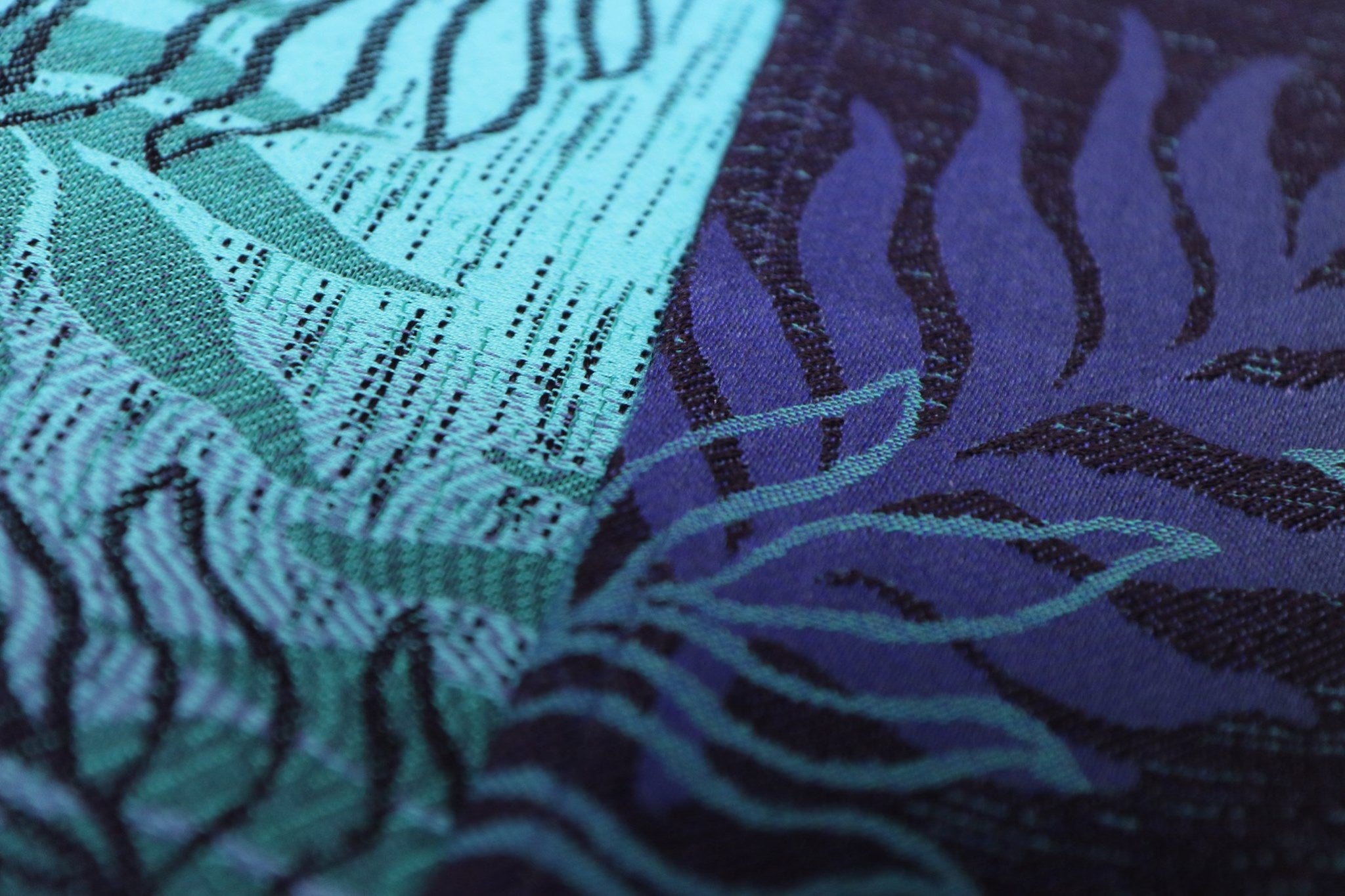 Yaro Ringsjal - Oasis Duo Aqua Grad Emerald Navy Wool