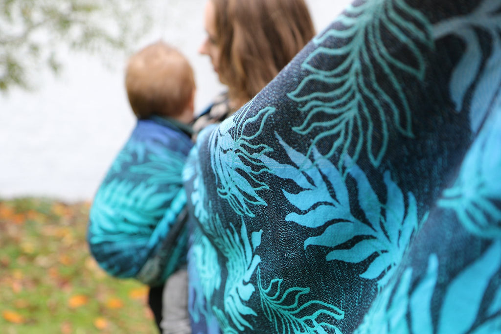 Yaro Ringsjal - Oasis Duo Aqua Grad Emerald Navy Wool