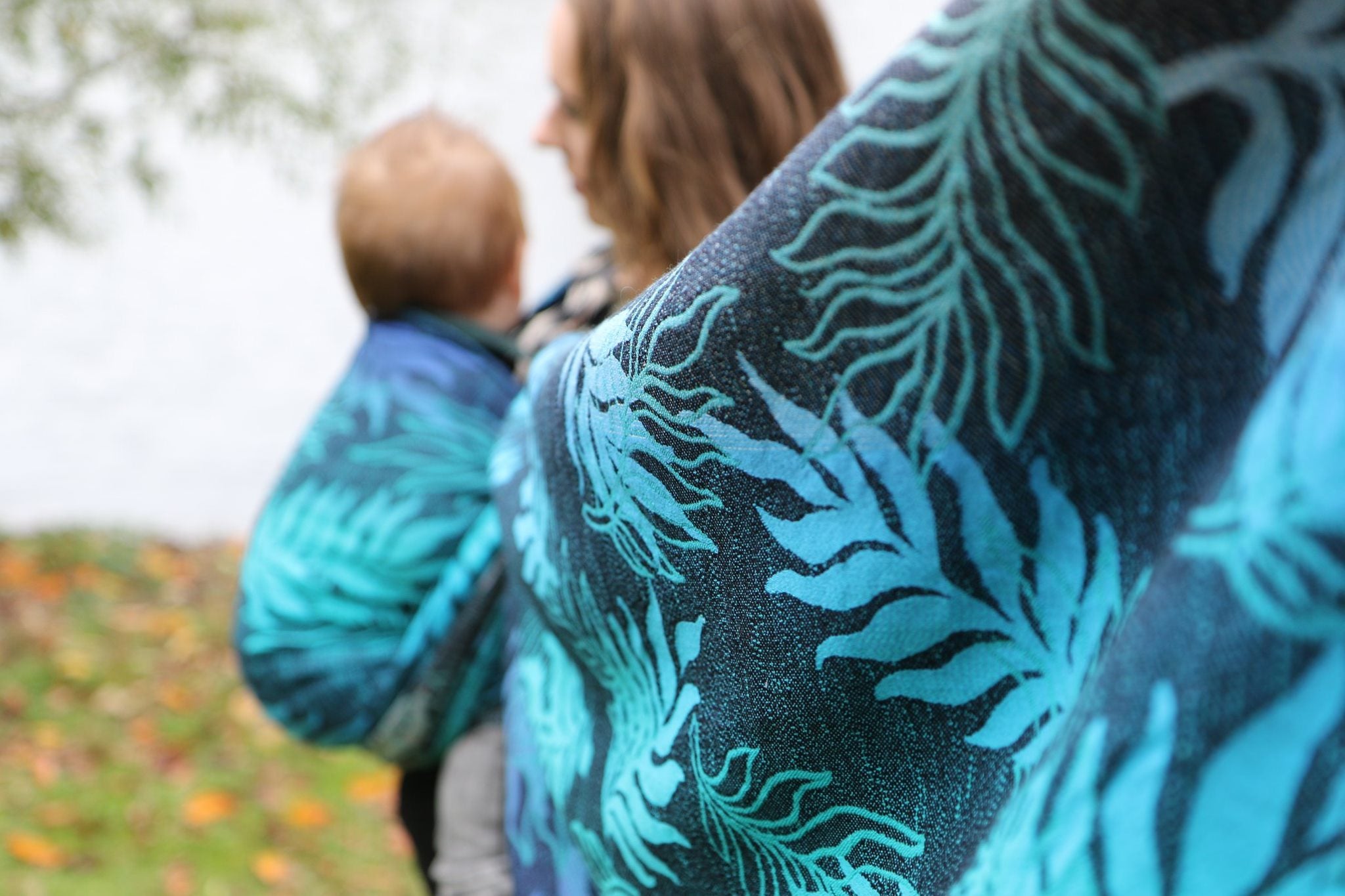 Yaro Ringsjal - Oasis Duo Aqua Grad Emerald Navy Wool