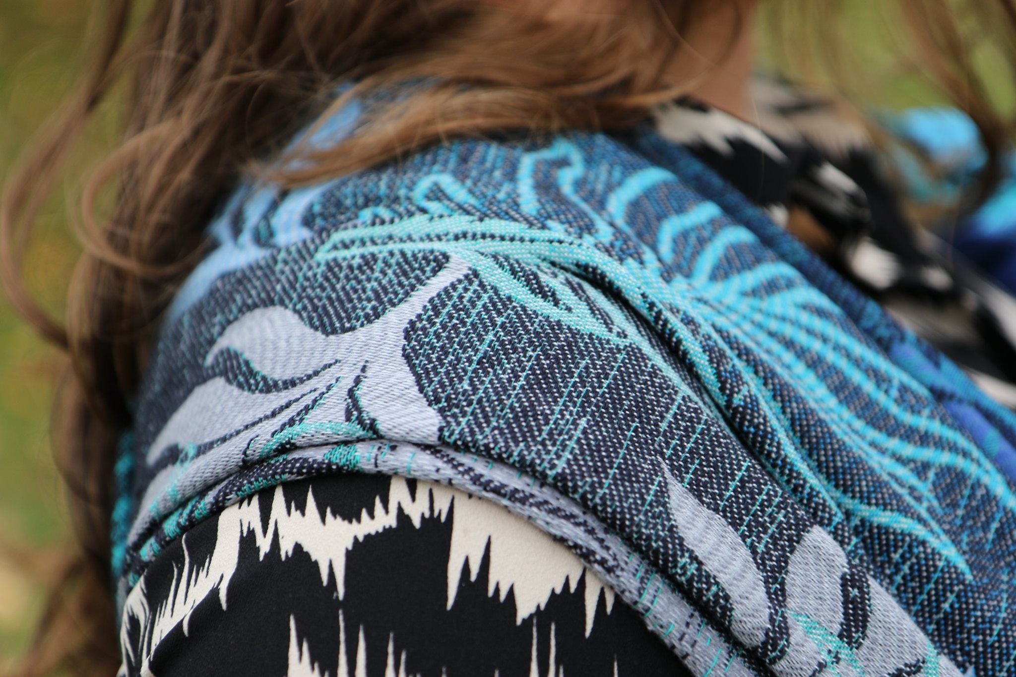 Yaro Ringsjal - Oasis Duo Aqua Grad Emerald Navy Wool