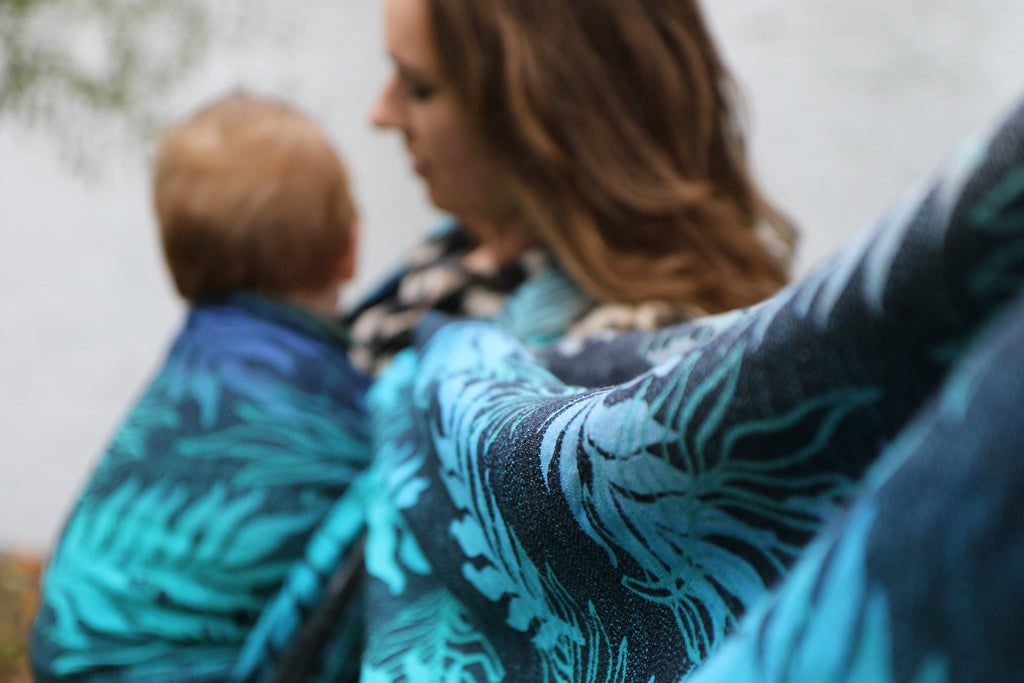 Yaro Ringsjal - Oasis Duo Aqua Grad Emerald Navy Wool