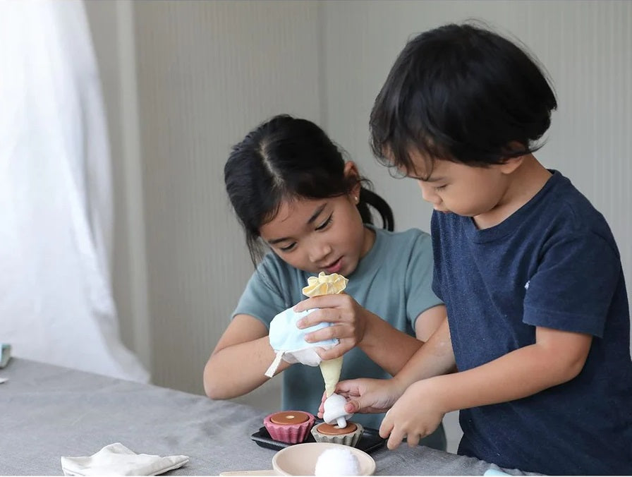 PlanToys Cupcake Lekset +2år