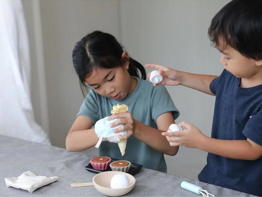 PlanToys Cupcake Lekset +2år