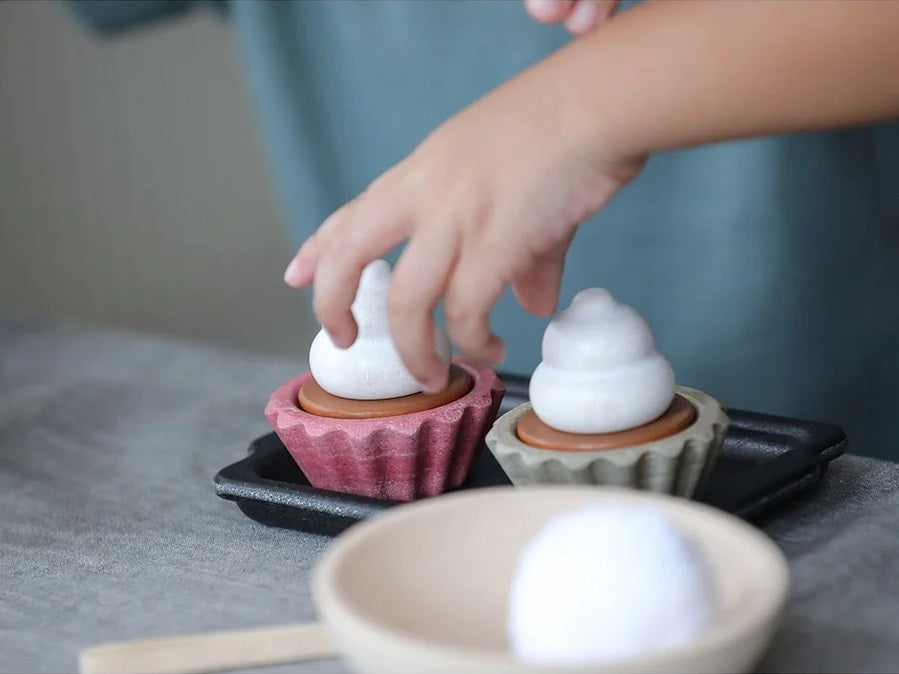 PlanToys Cupcake Lekset +2år