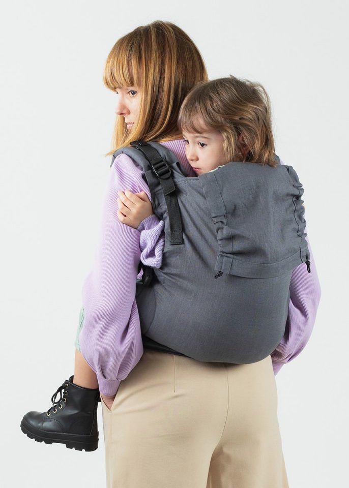 Isara Preschooler - Graphite Linen