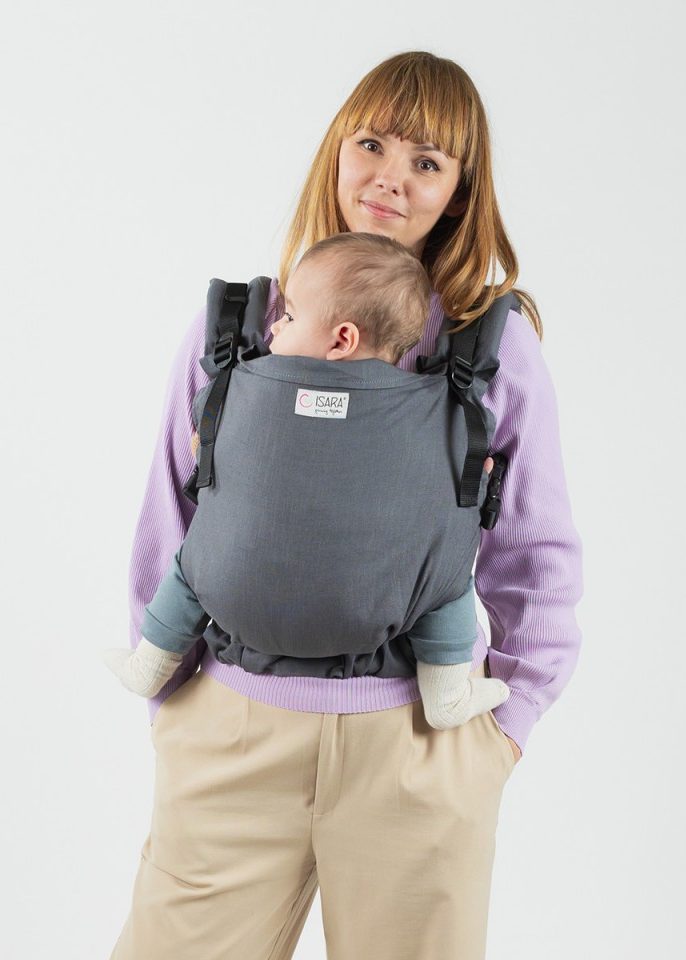 Isara Preschooler - Graphite Linen