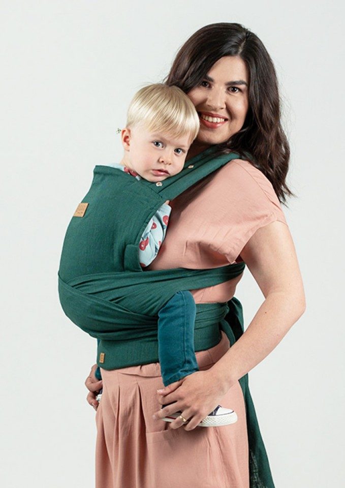 Isara Quick Half Buckle Carrier - Evergreen Linen