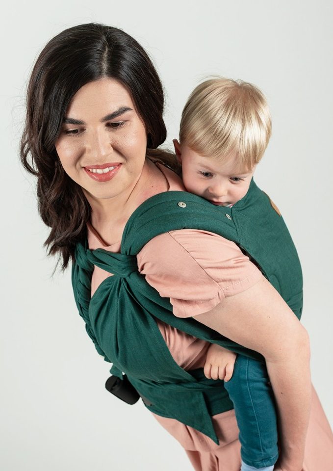 Isara Quick Half Buckle Carrier - Evergreen Linen
