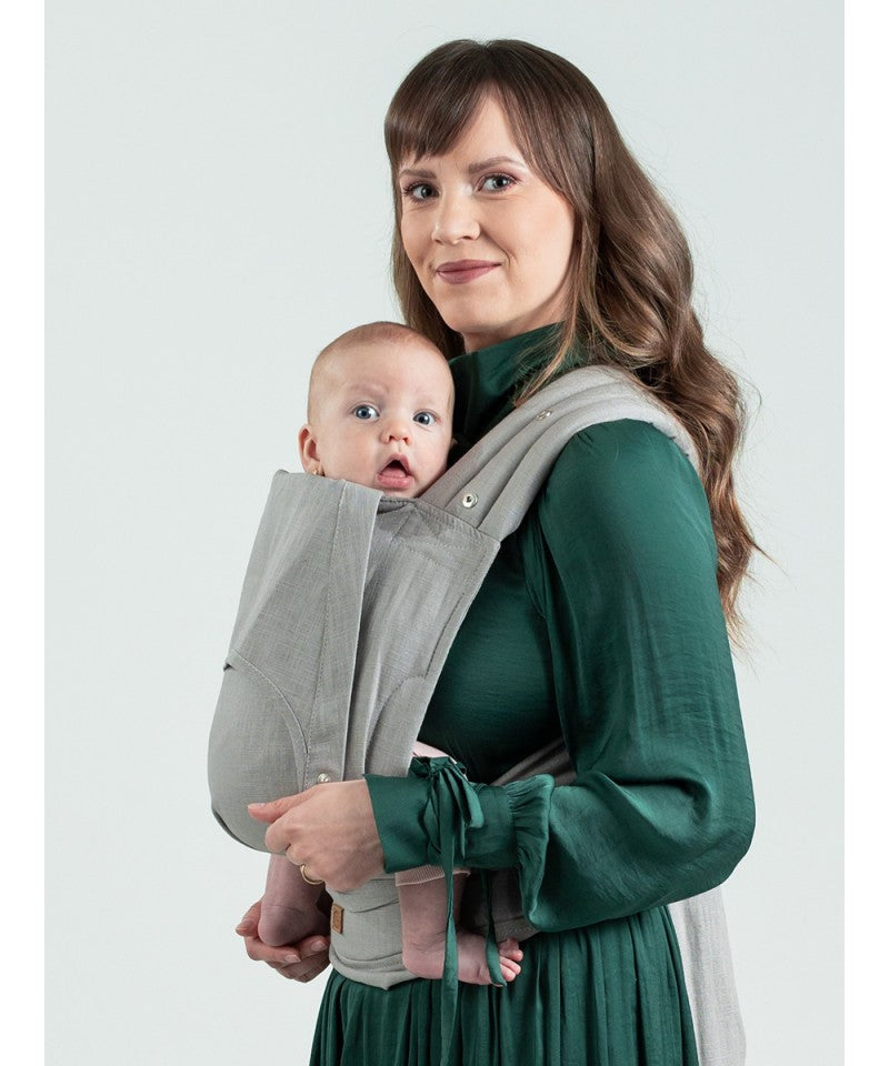 Isara Quick Half Buckle Carrier - Misty Linen