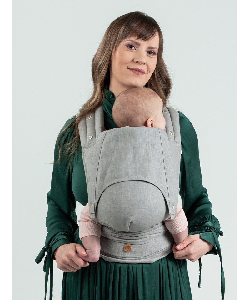Isara Quick Half Buckle Carrier - Misty Linen