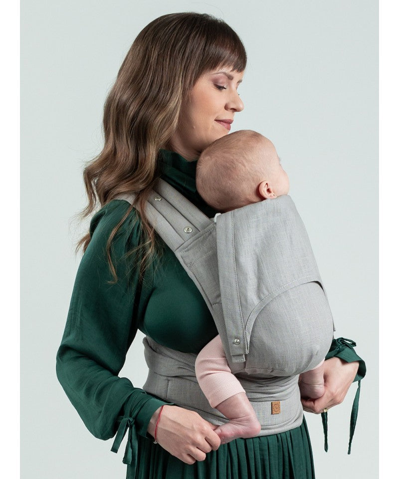 Isara Quick Half Buckle Carrier - Misty Linen