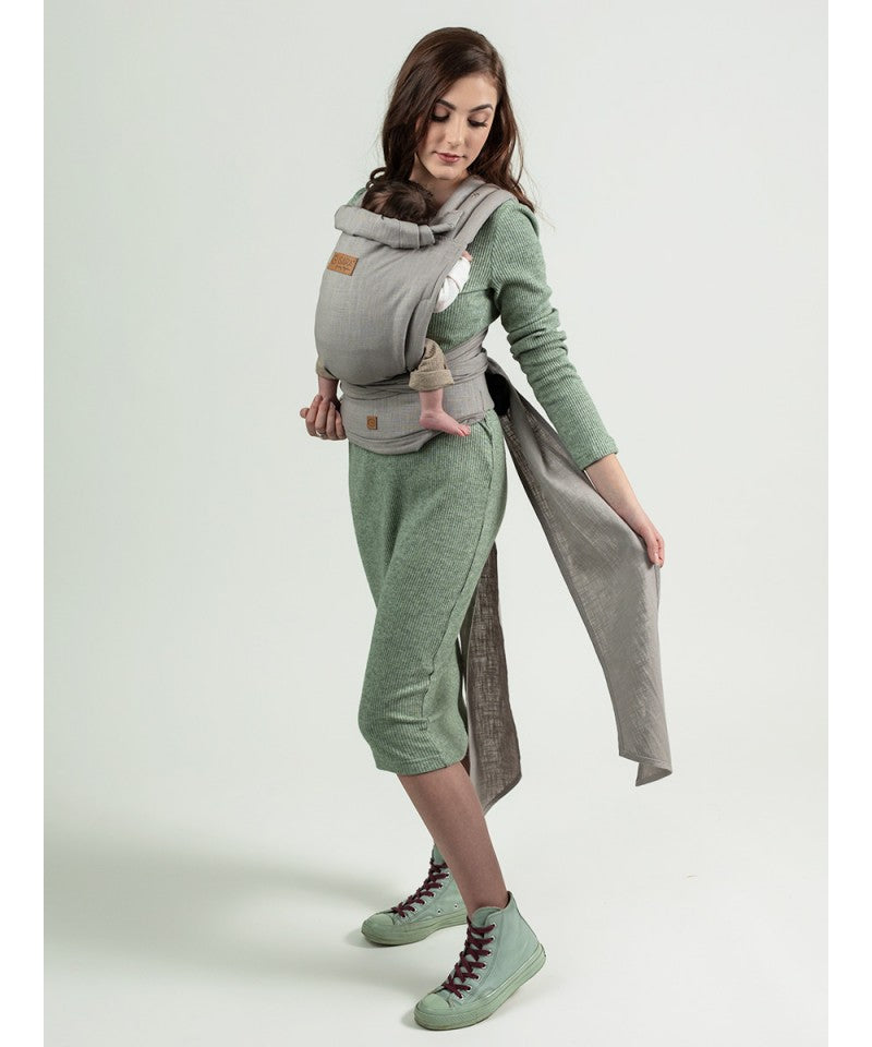 Isara Quick Half Buckle Carrier - Misty Linen