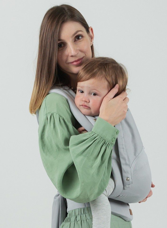 Isara Quick Half Buckle Carrier - Pearl Grey