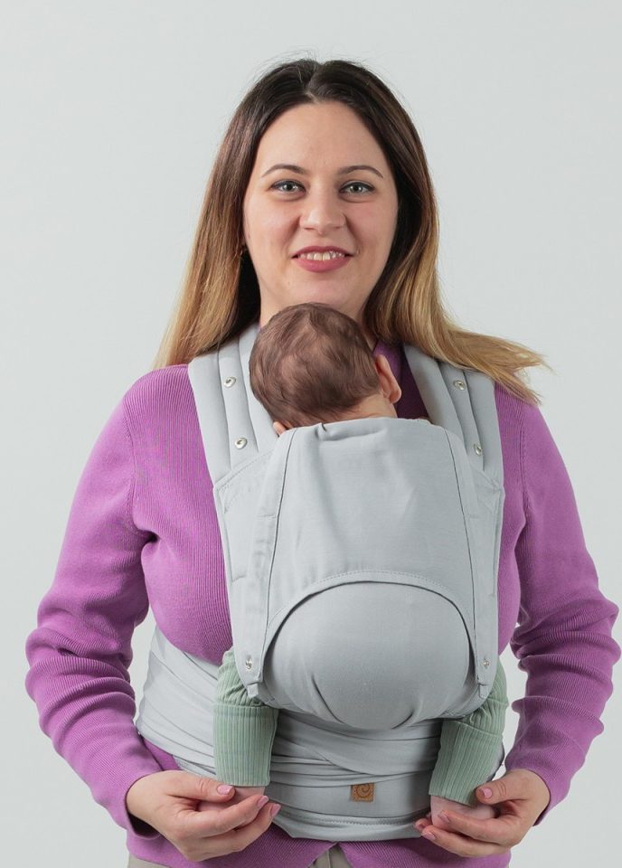 Isara Quick Half Buckle Carrier - Pearl Grey