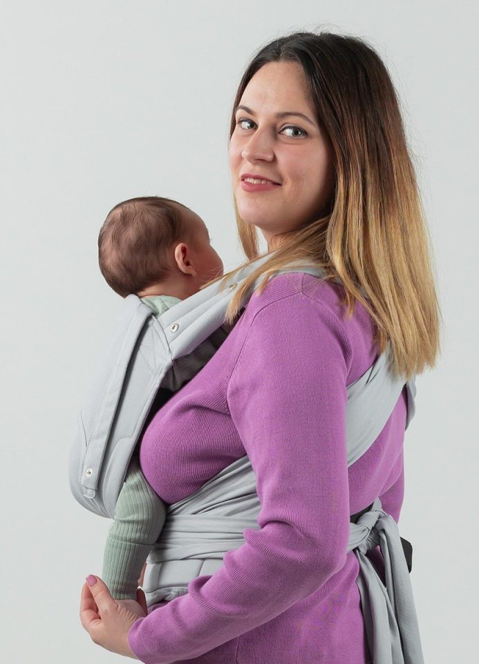 Isara Quick Half Buckle Carrier - Pearl Grey