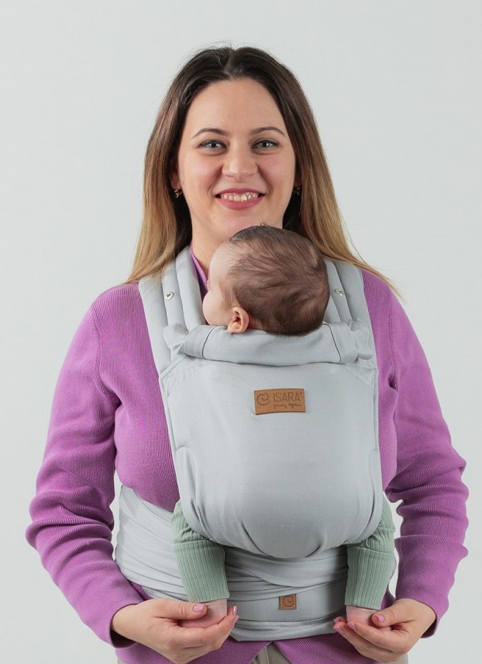 Isara Quick Half Buckle Carrier - Pearl Grey