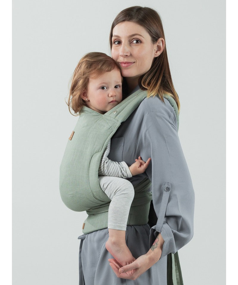 Isara Quick Half Buckle Carrier - Sage Green Linen