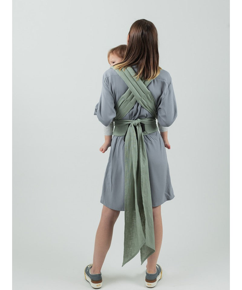 Isara Quick Half Buckle Carrier - Sage Green Linen