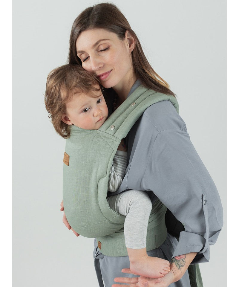 Isara Quick Half Buckle Carrier - Sage Green Linen