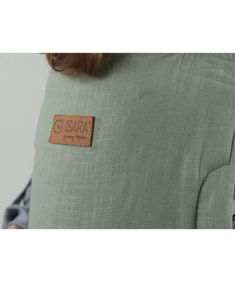 Isara Quick Half Buckle Carrier - Sage Green Linen