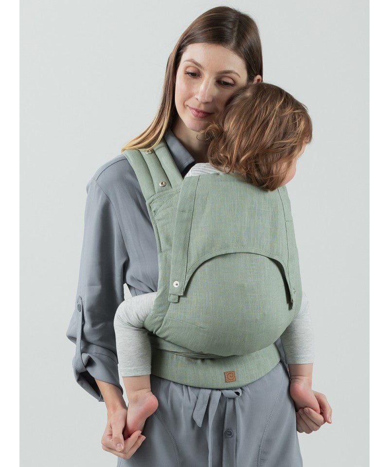 Isara Quick Half Buckle Carrier - Sage Green Linen