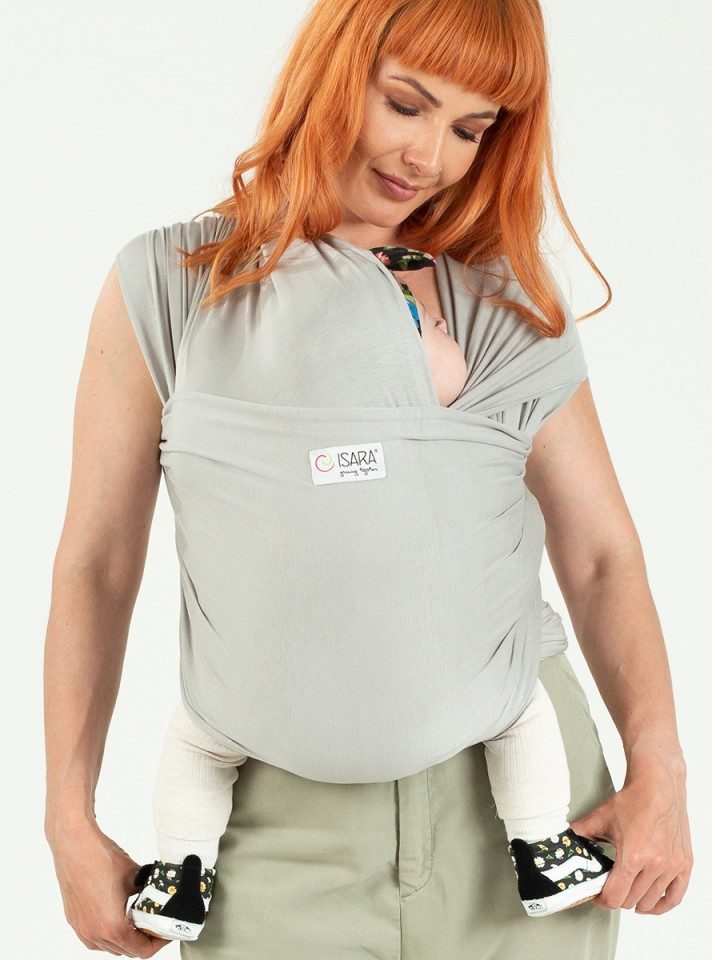 Isara Trikåsjal - Silver Grey
