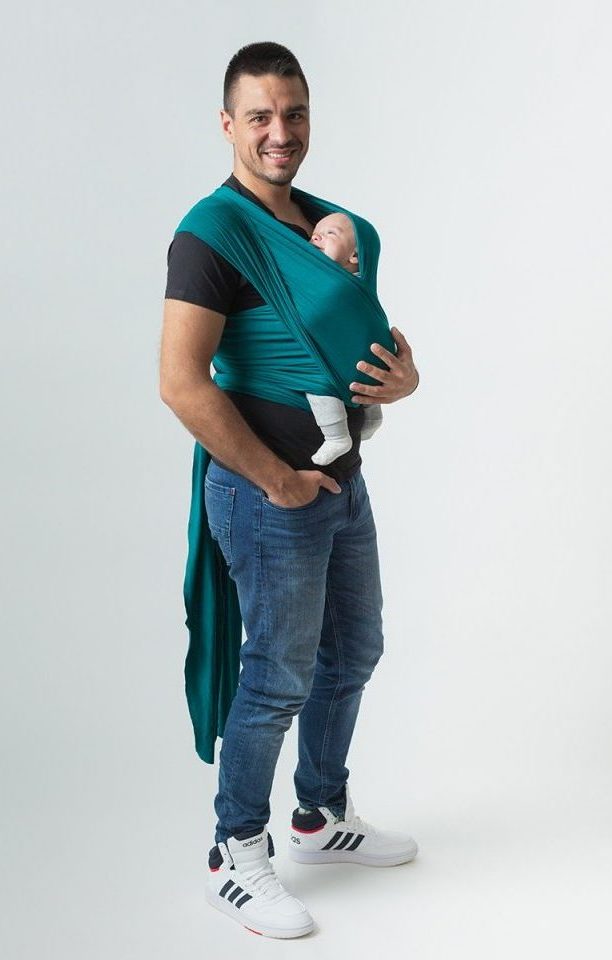 Isara Trikåsjal - Teal Green
