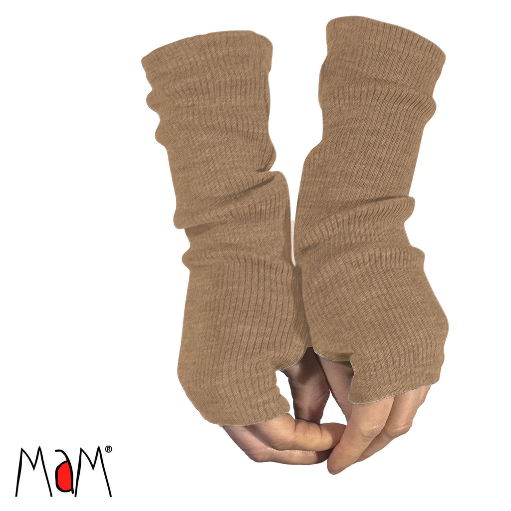 ManyMonths Natural Woollies Long Fingerless Mittens
