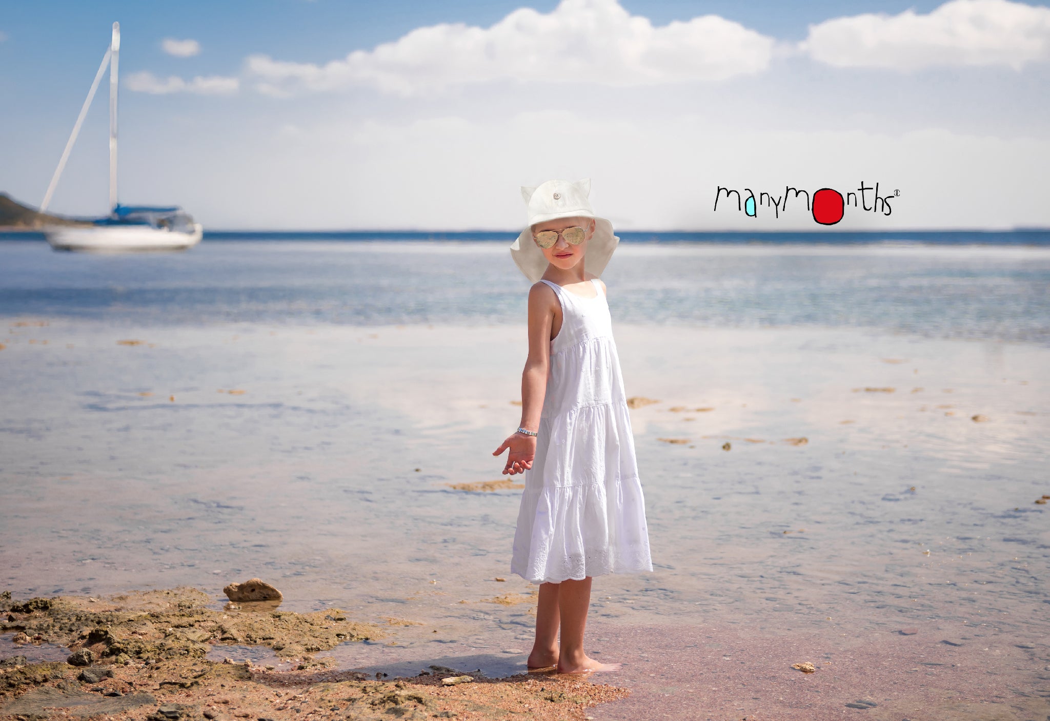 ManyMonths ECO Hempies Justerbar Sommarhatt Med Kattöron