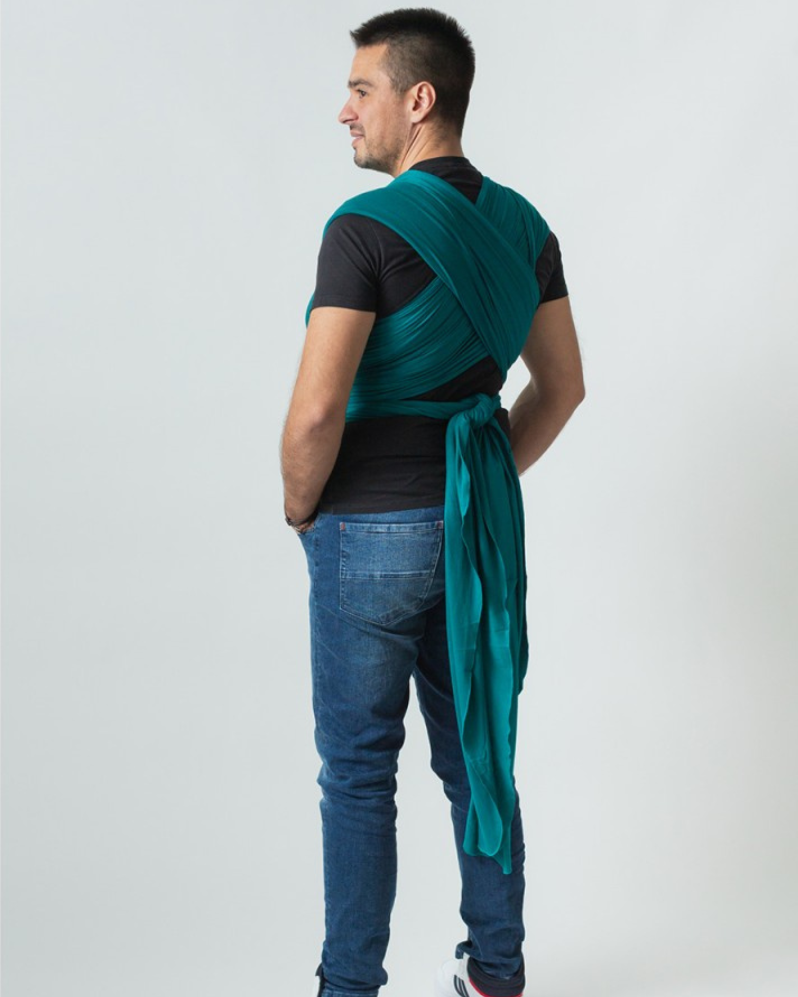 Isara Trikåsjal - Teal Green
