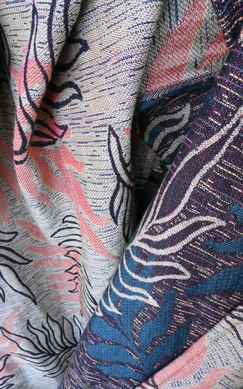 Yaro Ringsjal - Oasis Trinity Yellow Blue Red Wool Tencel